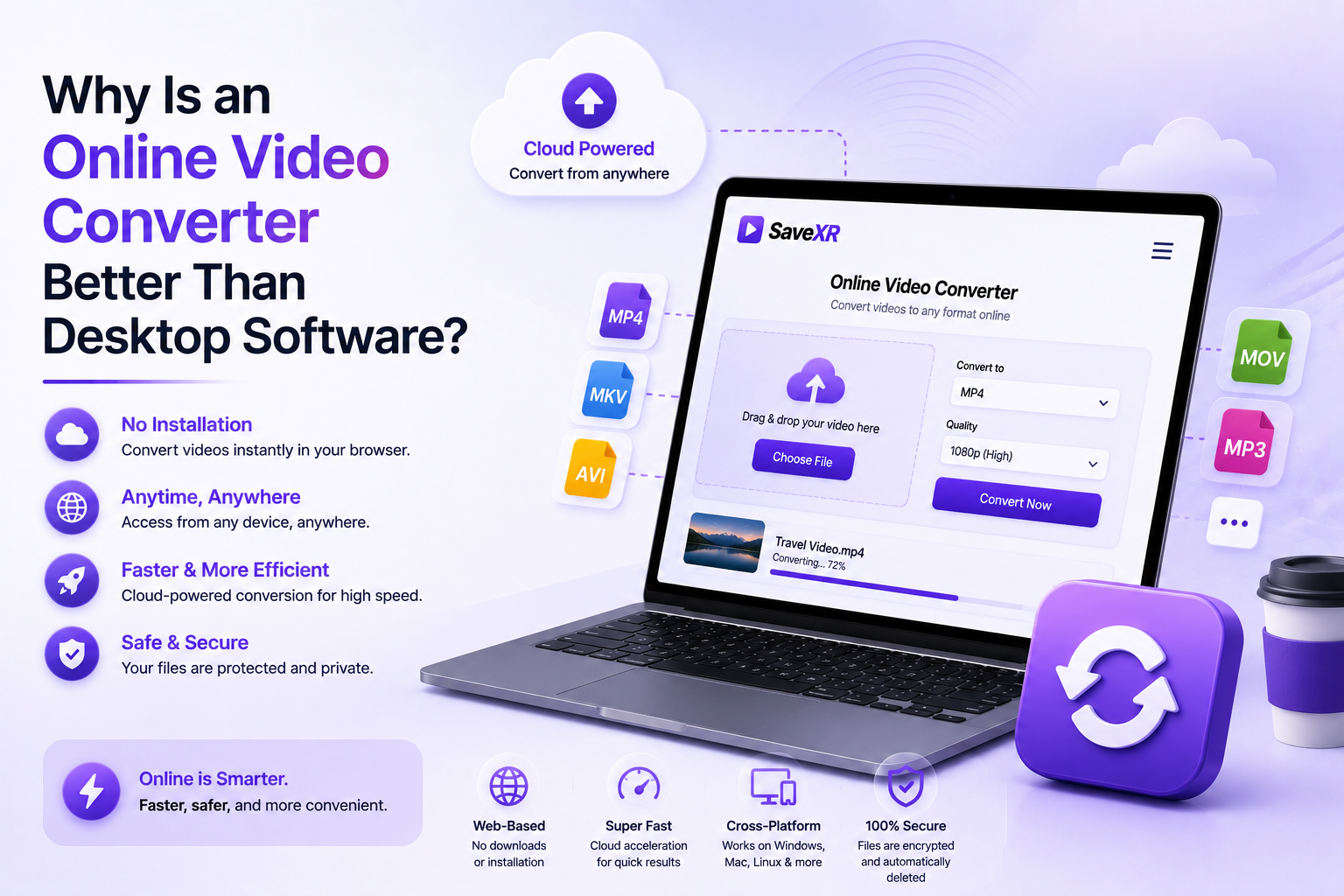 Why Is an Online Video Converter Better Than Desktop Software?