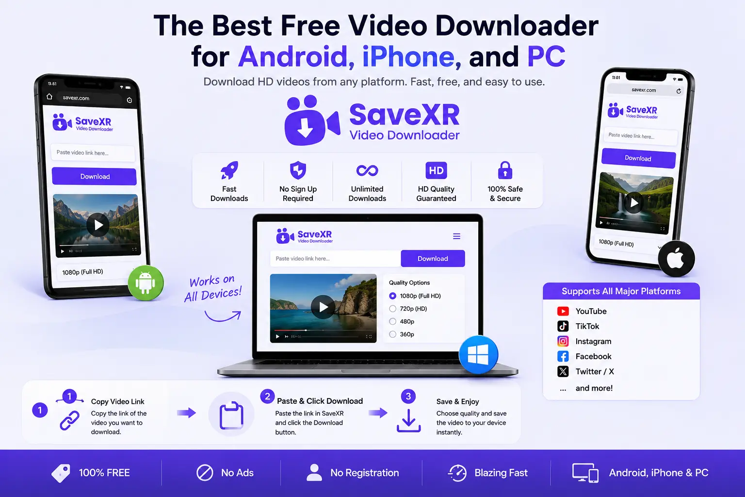 What Is the Best Free Video Downloader for Android, iPhone, and PC