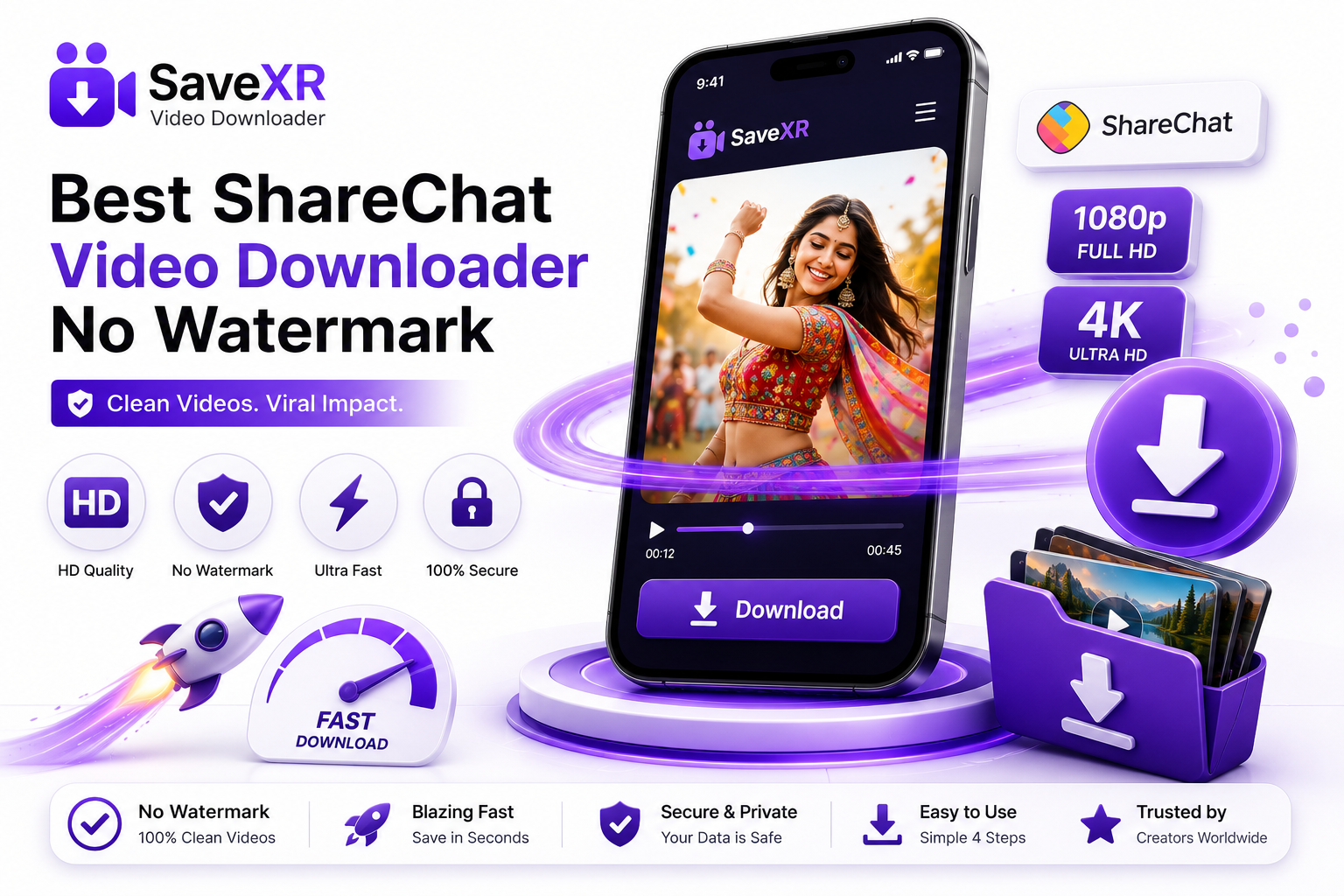 Best ShareChat Video Downloader No Watermark for Viral Videos