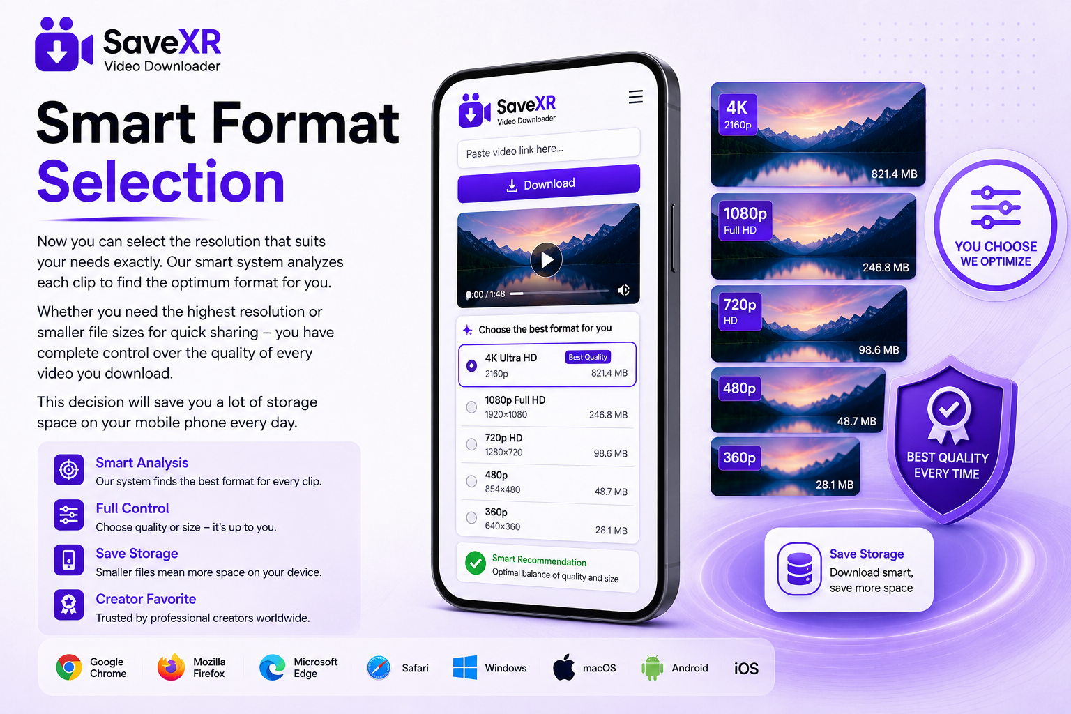 Smart Format Selection
